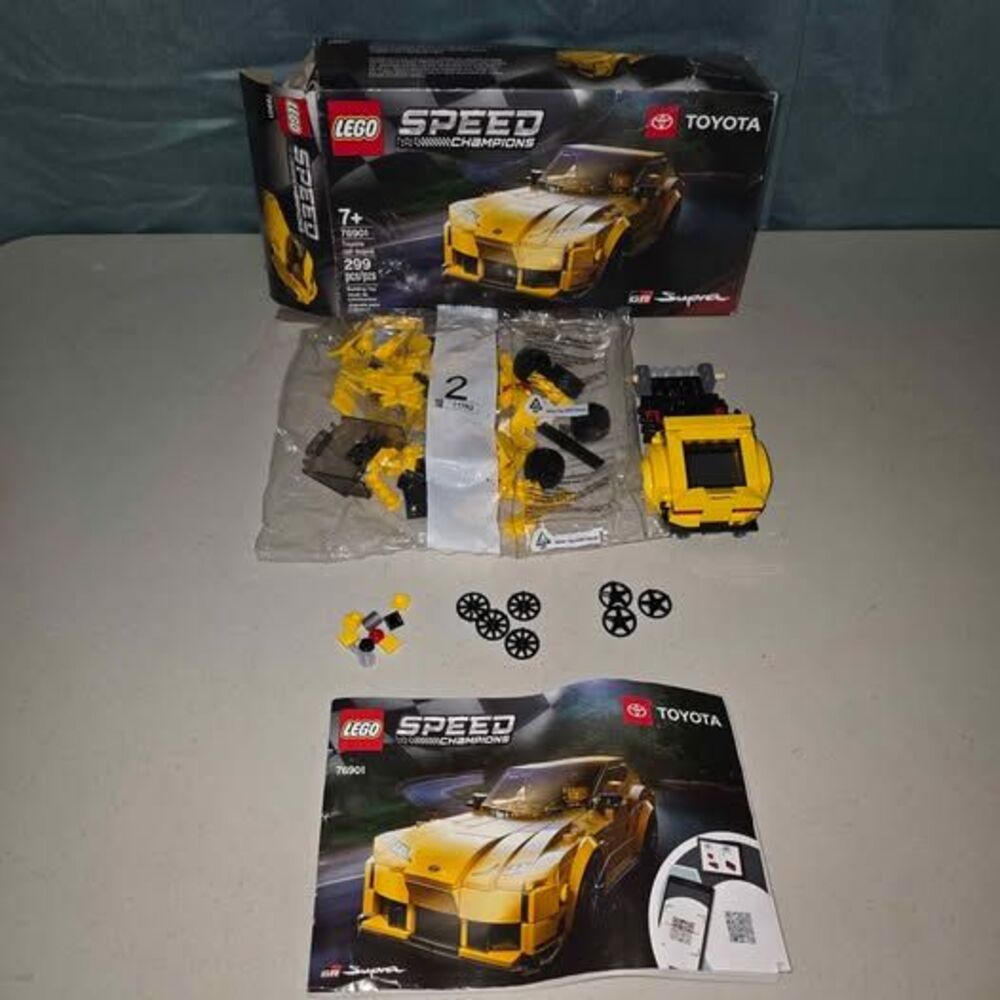 LEGO Speed Champions Toyota GR Supra 76901 Collectible Toy Building Set *READ*